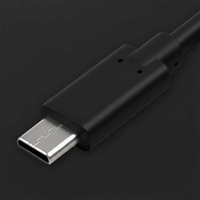QOLTEC 52350 USB 3.1 tipo C kištukinis kabelis USB 3.1 tipo C kištukinis 1,4 m Juodas