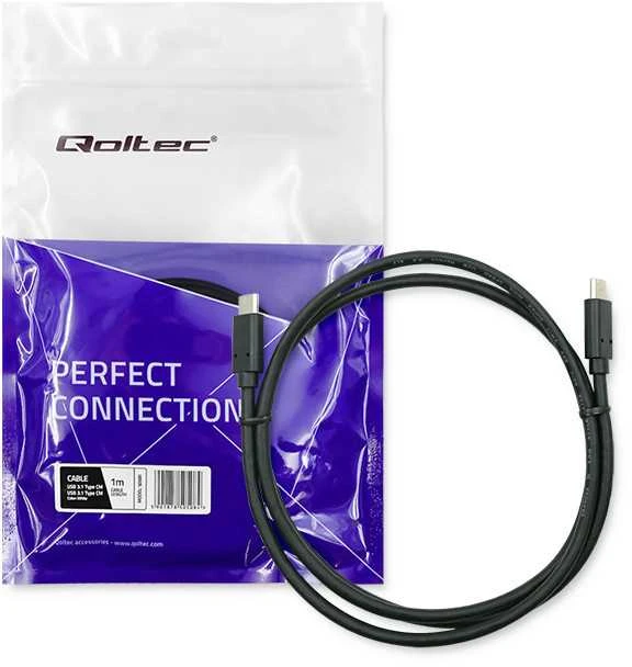 Kabelis Qoltec 50501 USB 3.1 typC / USB