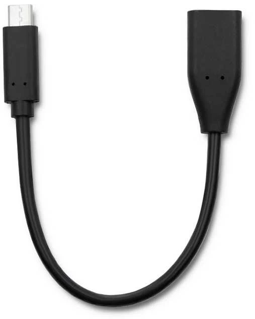 QOLTEC 50485 kabelis USB 3.1 tipo C vyriškas USB 3.0 A moteriškas 0,2 m