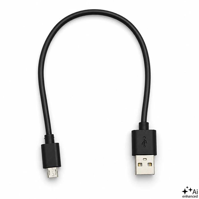 Qoltec USB A - micro USB B kabelis 0,25 m