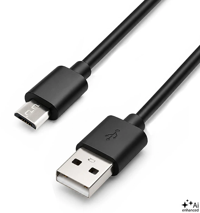 Qoltec USB A - micro USB B kabelis 0,25 m