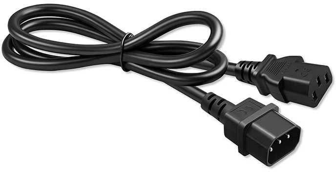 Qoltec Maitinimo kabelis IEC C13-C14 3x0.75mm² 2m