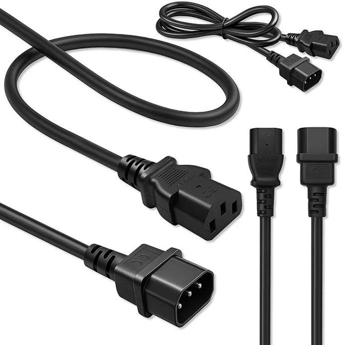 Qoltec Maitinimo kabelis IEC C13-C14 3x1.00mm² 2m