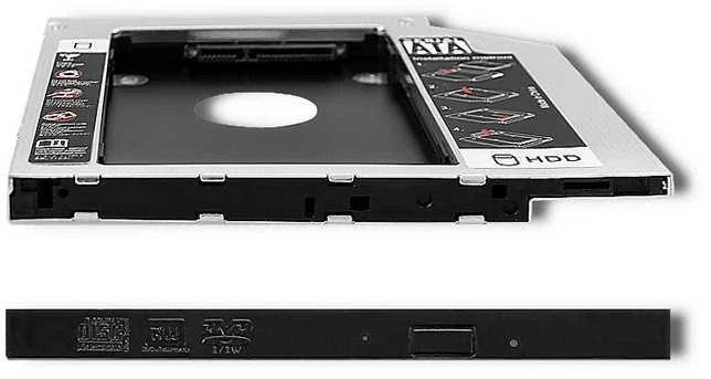 QOLTEC 51868 Kišenė ant antrojo disko 2,5 HDD 9,5 mm