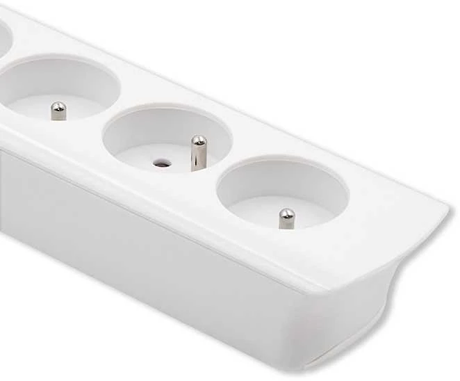 QOLTEC 50278 Maitinimo juosta 6 lizdai 1,8m Baltas