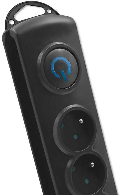 QOLTEC Apsauga nuo viršįtampių 6 lizdai 5m