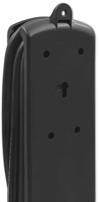 QOLTEC Apsauga nuo viršįtampių Quick Switch 5 lizdai 1,8m juodas