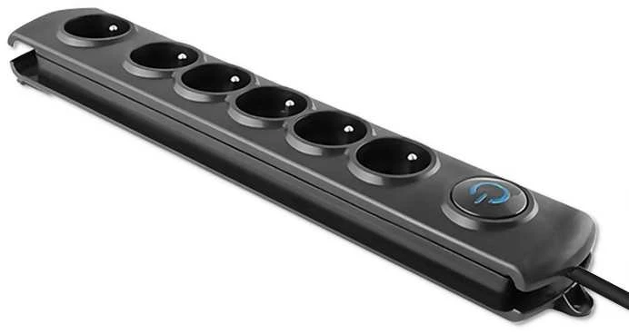 QOLTEC 50112 Surge Protector 6 maitinimo lizdas 3,0m
