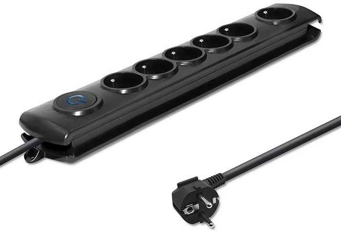 QOLTEC 50112 Surge Protector 6 maitinimo lizdas 3,0m