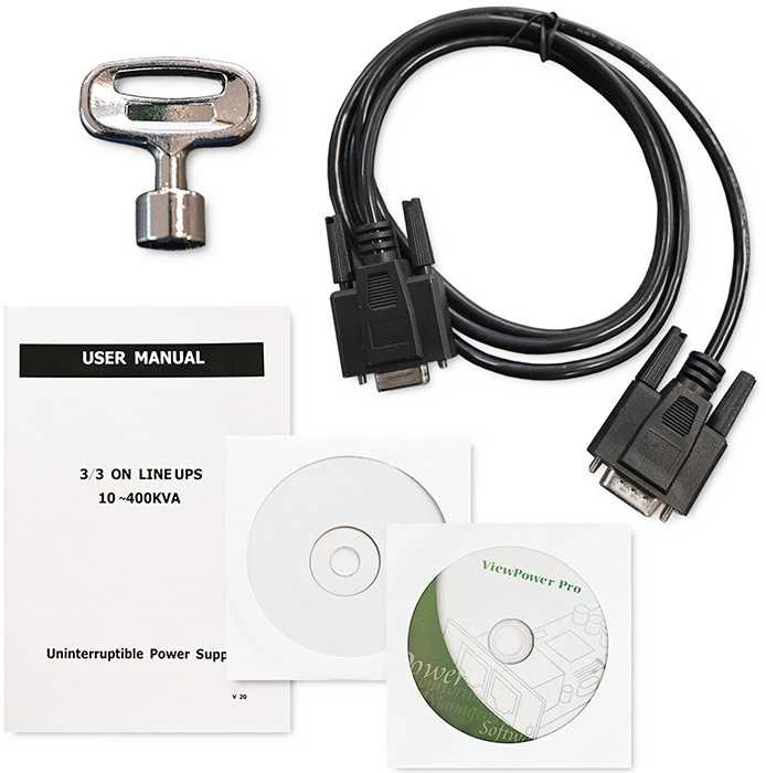 Qoltec Atsarginis maitinimo šaltinis UPS 3 fazių | 20kVA | 16KW | LCD | EPO | SNMP | USB | On-line | Žemo dažnio