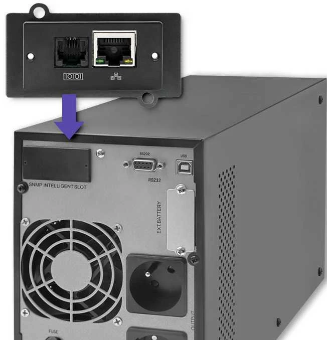 QOLTEC 53981 UPS / On line / Pure Sine Wave / 2kVA / 1,6kW / LCD / USB