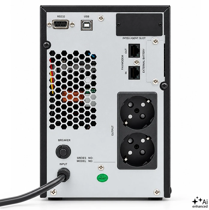 Maitinimo šaltinis Qoltec 53042 (MT, 1000VA)