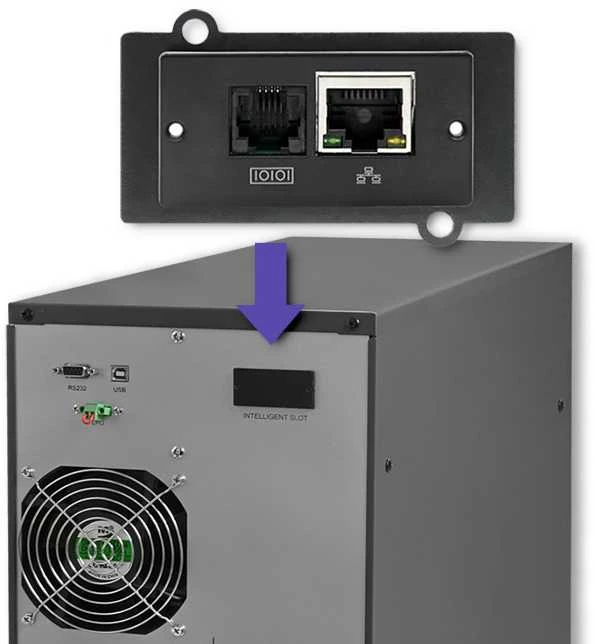 QOLTEC 53982 UPS / On-line / Pure Sine Wave / 6kVA / 4,8kW / LCD / USB