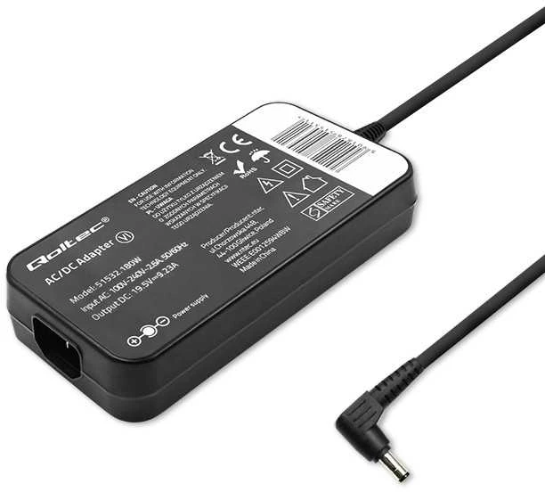 QOLTEC 51532 Nešiojamas kompiuteris AC power adapter Asus 180W 19.5V 9.23A 5.5 2.5