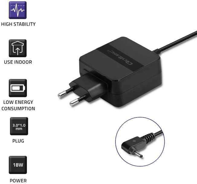 QOLTEC 51752 kintamosios srovės adapteris prieš Acer 12V 1.5A 18W 3.0x1.0