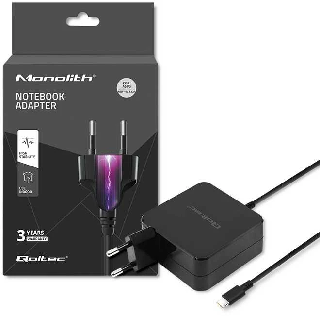 QOLTEC 51745 Nešiojamas kompiuteris AC maitinimo adapteris Qoltec Asus 65W 19V 3.42A 5.5 2.5