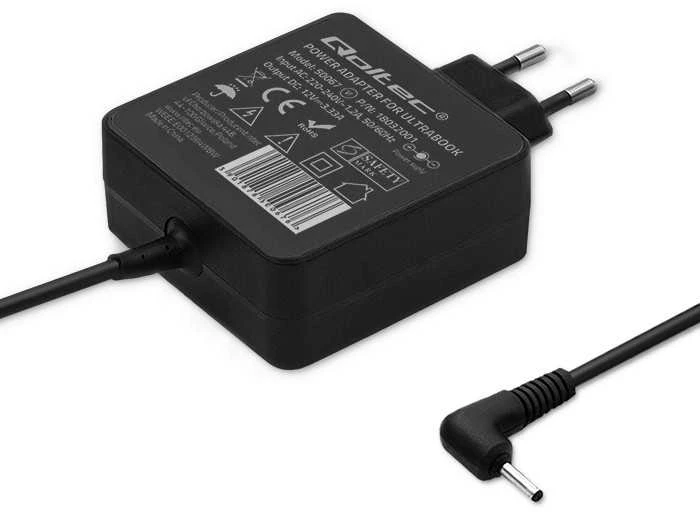 QOLTEC 50067 Nešiojamas kompiuteris kintamosios srovės adapteris Qoltec Samsung 40W 12V 3,33 A 2,5 0,7