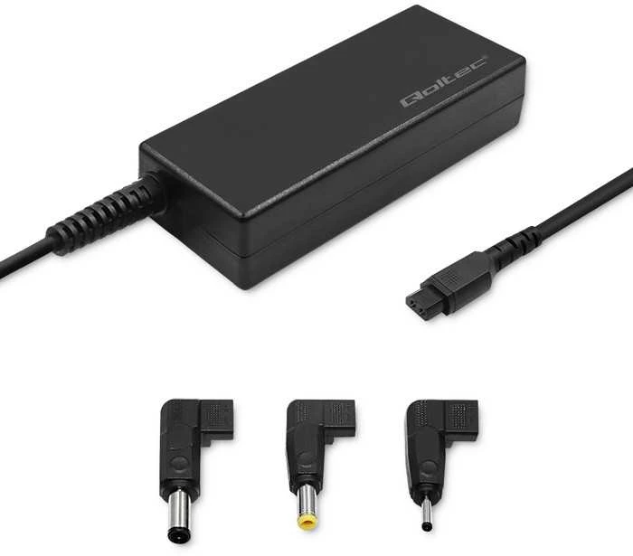 QOLTEC 52415 Maitinimo adapteris, skirtas Samsung Sony 65W / 3 kištukai / maitinimo kabelis