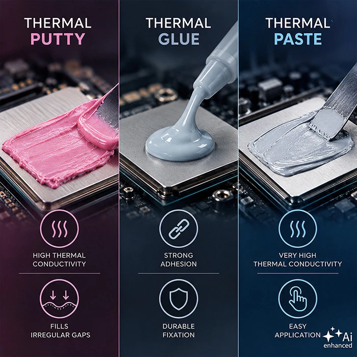 Qoltec aukšto laidumo pasta | Terminė masė Thermal Putty 4 W/m-K | 100 g | Rožinė
