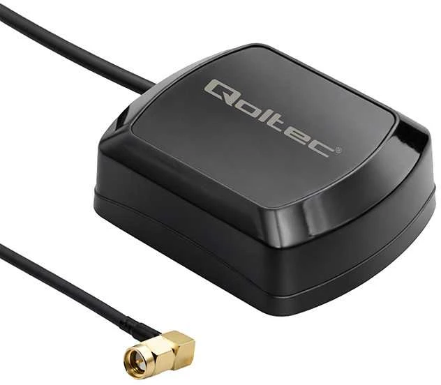 Mobilioji GPS/GLONASS antena - 28 dBi - Qoltec 57057