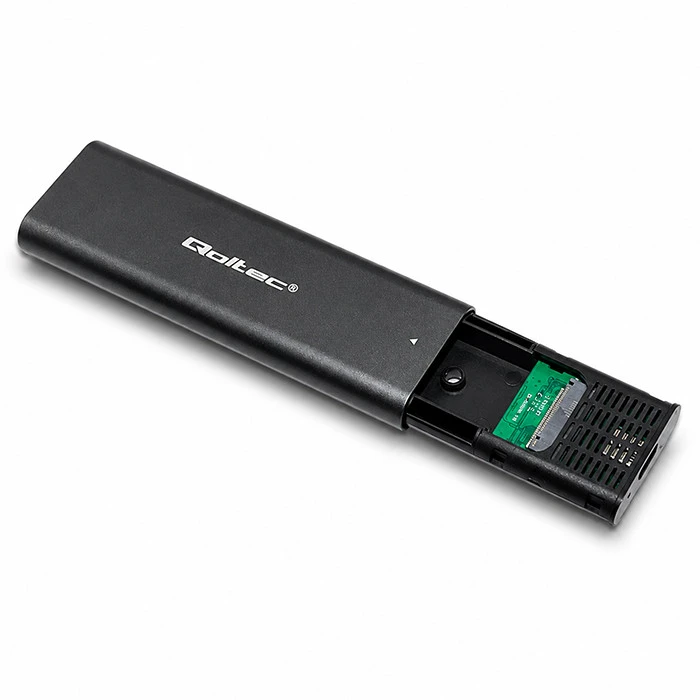 QOLTEC 50312 M.2 SATA SSD / NVME / USB tipo C korpusas