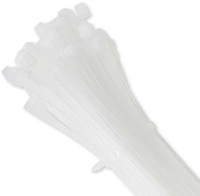 QOLTEC 52221 Zippers Qoltec 7.2 400 50szt nylon UV Baltas