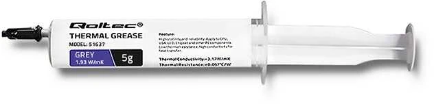 QOLTEC 51637 Qoltec Thermal paste 1.93 W/m-K 5g pilkas