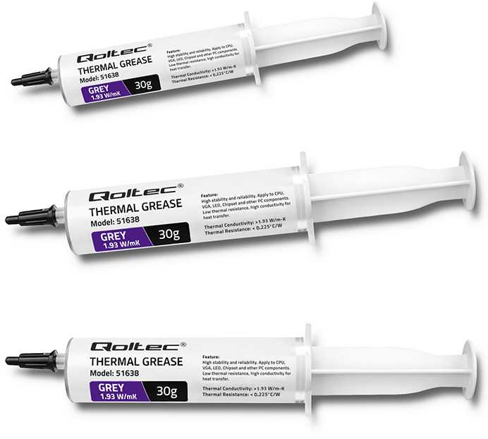 QOLTEC 51638 Qoltec Thermal paste 1.93 W/m-K 30g pilkas