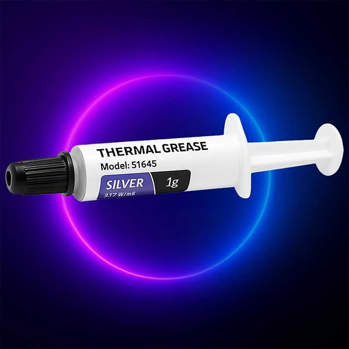 QOLTEC 51645 Qoltec Thermal paste 3.17 W/m-K 1g sidabrinis