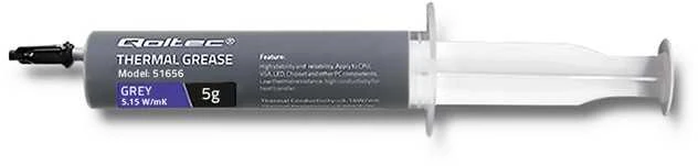 QOLTEC 51656 Thermal paste 5.15W/m-K 5g pilkas
