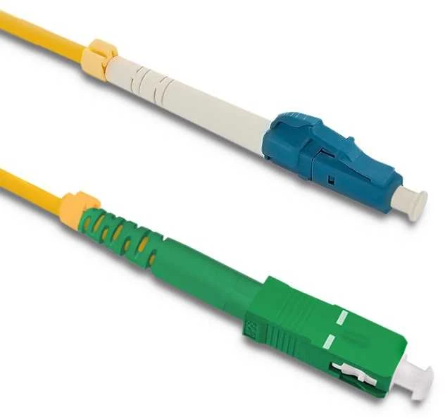 QOLTEC 54332 Optinis Patchcord LC/UPC-SC/APC vieno režimo 9/125 G652D Simplex 2m