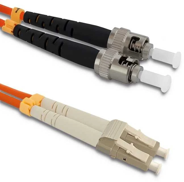 Qoltec Optinio pluošto kabelis LC/UPC-ST/UPC OM2 3m