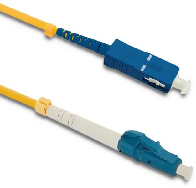 Qoltec Optinio pluošto kabelis LC/UPC - SC/UPC 2m