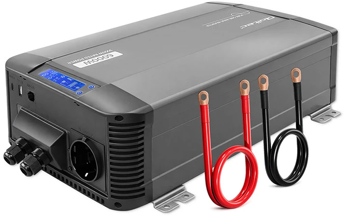 Qoltec Pure Sine Wave | 12V na 230V | 3000/6000W