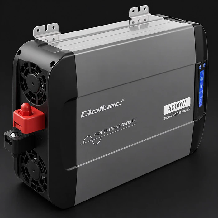 Qoltec Pure Sine Wave | 12V na 230V | 2000/4000W