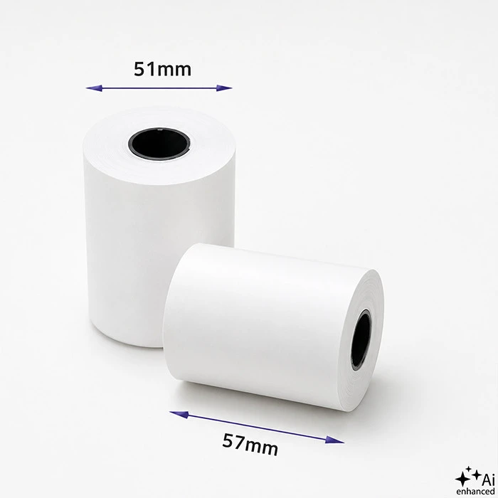 QOLTEC 51900 galinis rulonas 57 x 27 55g/m2 10vnt be BPA