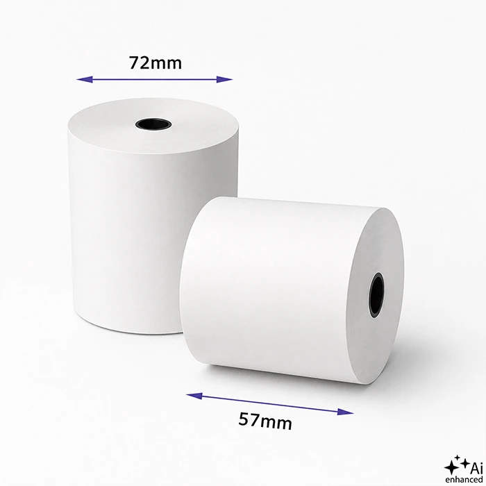 QOLTEC 51898 galinis rulonas 57 x 60 55g/m2 10vnt be BPA