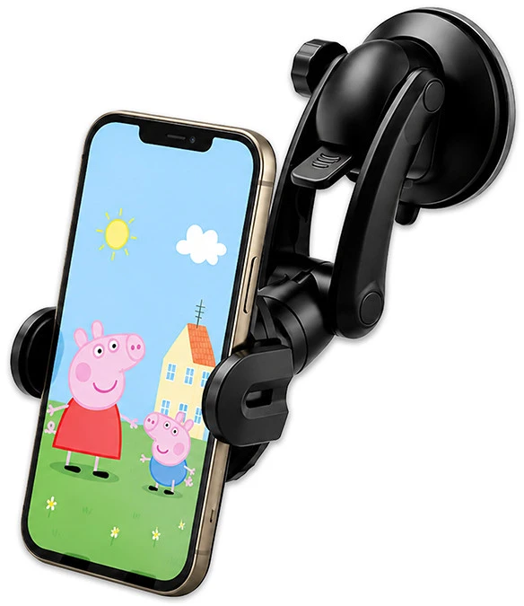 QOLTEC 51219 Indukcinis automobilinis įkroviklis Pro su automobiliniu laikikliu iR 15W QC3.0 USB C