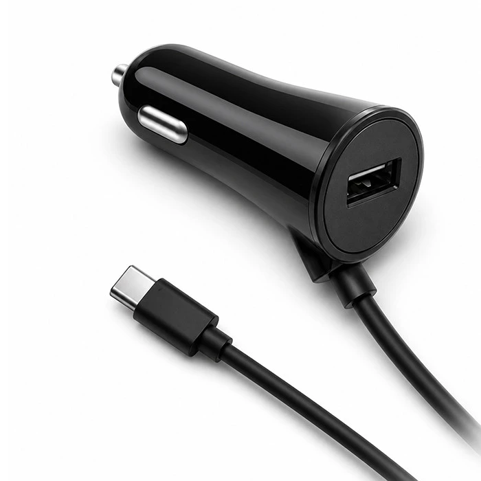 QOLTEC 51219 Indukcinis automobilinis įkroviklis Pro su automobiliniu laikikliu iR 15W QC3.0 USB C