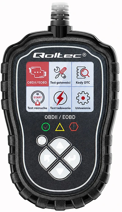 „Qoltec Skaitmeninis ProLine“ diagnostikos testeris | OBD2 EOBD | Poliravimo MENIU | 8V-25V | Dviguba sistema