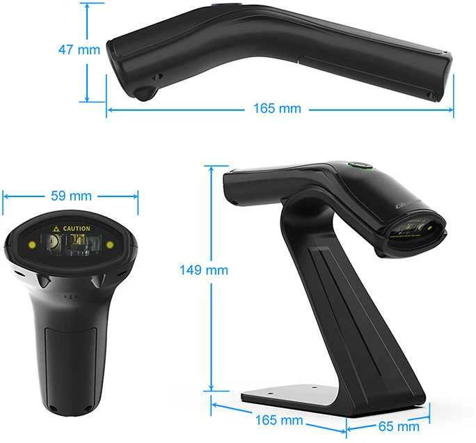 Qoltec stacionarus brūkšninių kodų skaitytuvas USB
