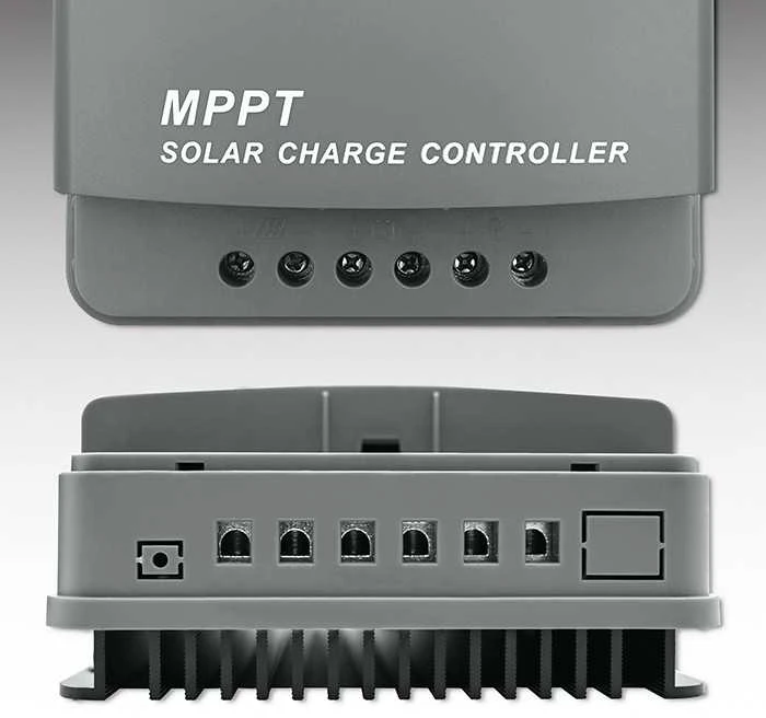 Qoltec MPPT saulės įkrovimo valdiklis 10A 12V/24V LCD 2xUSB