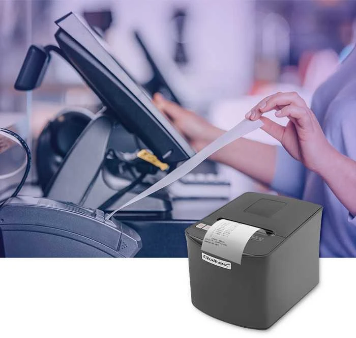 QOLTEC 50256 Receipt spausdintuvas voucher thermal USB