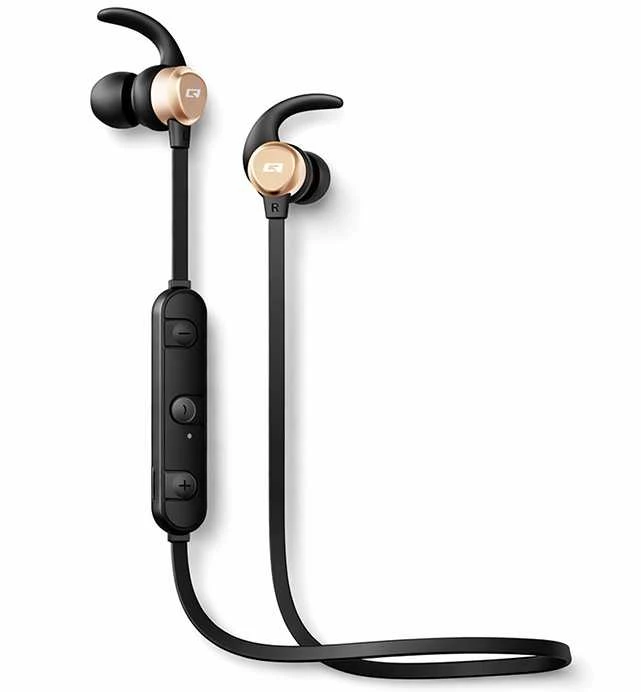 QOLTEC 50842 BT 5.0 JL sports belaidės ausinės magnetic microphone Juodas