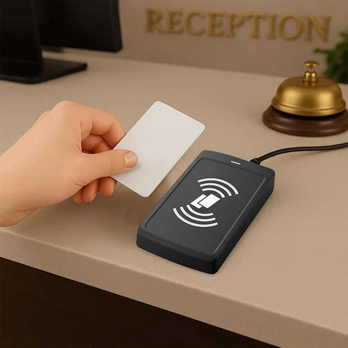 Qoltec EV įkrovimo stotelės RFID kortelių skaitytuvas