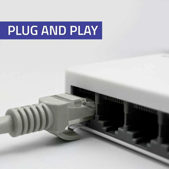 Šakotuvas Qoltec 52245 Tinklo jungiklis 5 x RJ45 prievadai | 100 Mbps | LAN