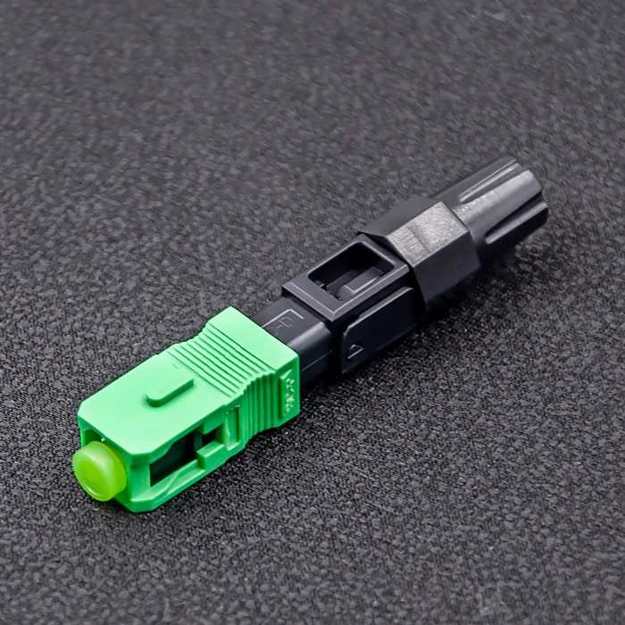 QOLTEC 54494 SC/APC šviesolaidinė greitoji jungtis, vienmodė, 3,0 mm