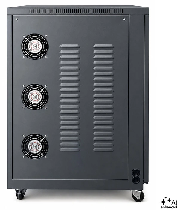 Qoltec Trójfazowy stabilizator napięcia AVR MULTIPROTECTION | 20kVA | Dokładność ± 3% | Serwomotor 3F | LCD | Expert Line