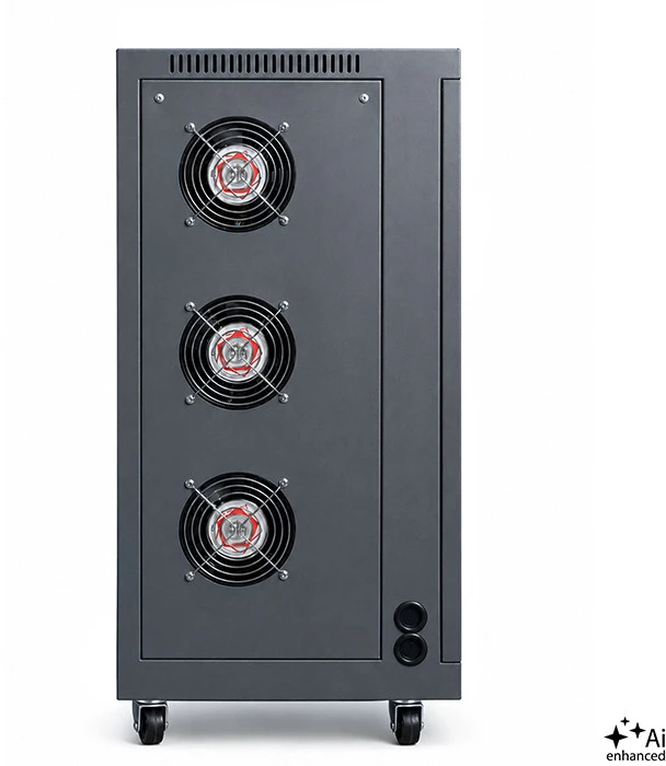Qoltec Trójfazowy stabilizator napięcia AVR MULTIPROTECTION |10kVA | Dokładność ± 3% | Serwomotor 3F | LCD | Expert Line