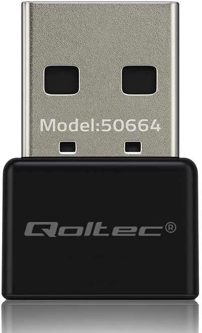 Qoltec Ultrafast mini belaidis USB Wi-Fi adapteris AC 650Mbps